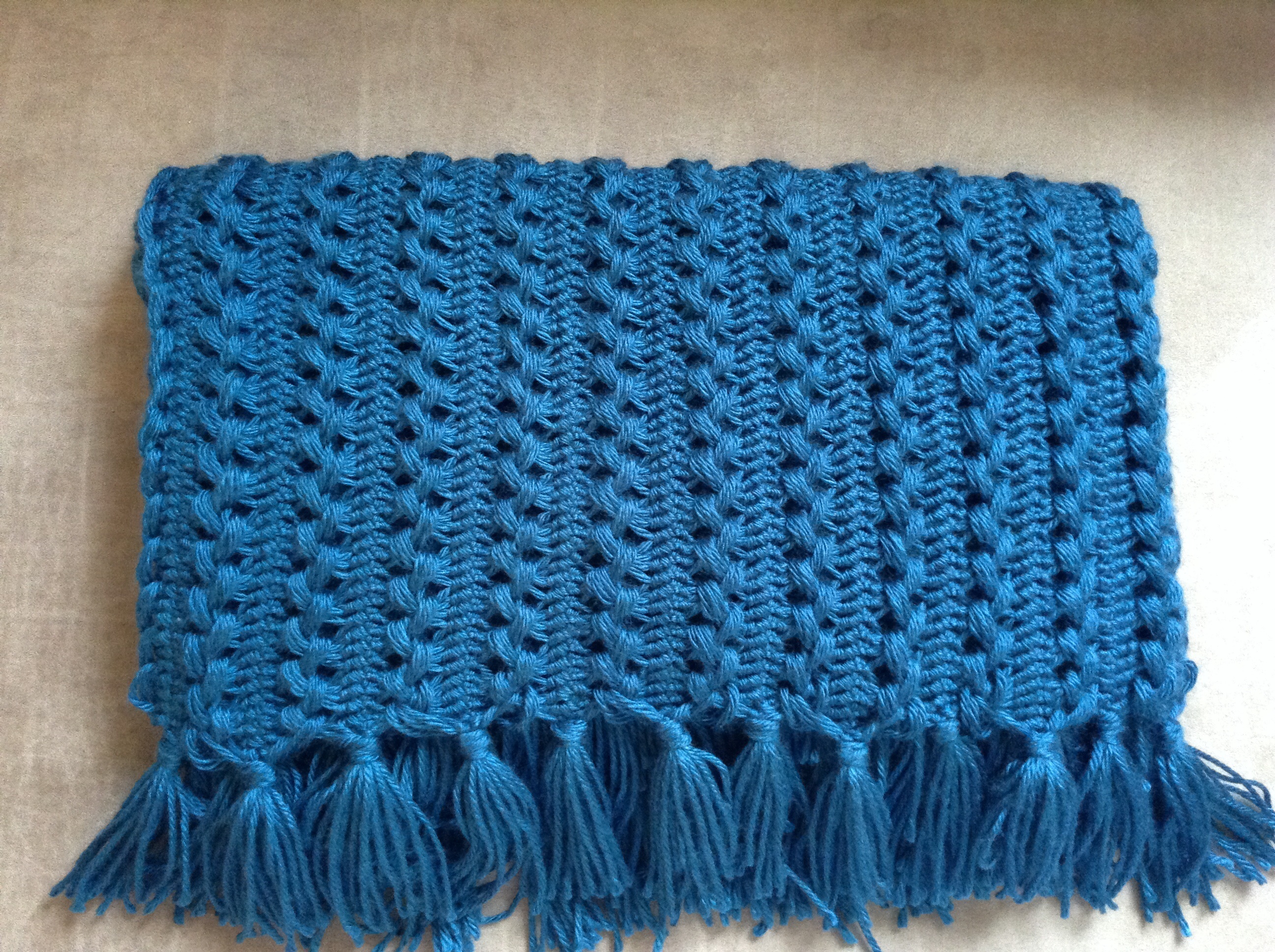 hairpin lace afghan