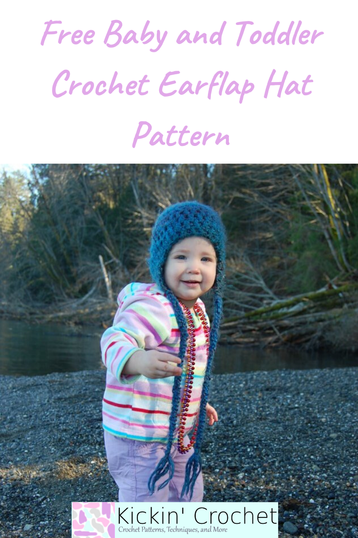 Free Baby Hat Crochet Pattern with Earflaps - Kickin Crochet