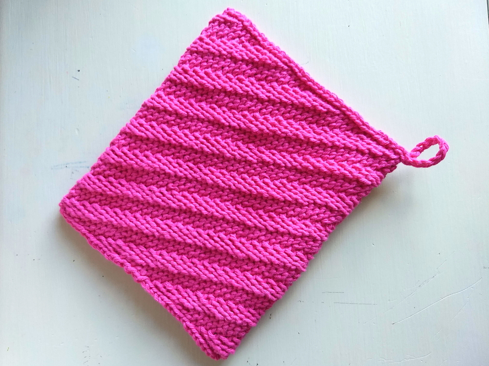 How to crochet potholder 