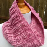 Pink Cabled Cowl