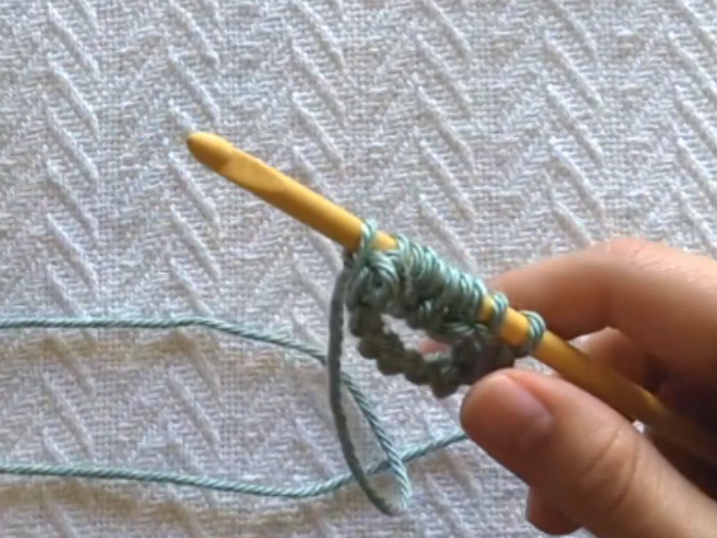 Tunisian Crochet in the Round Video and Pictures Kickin Crochet