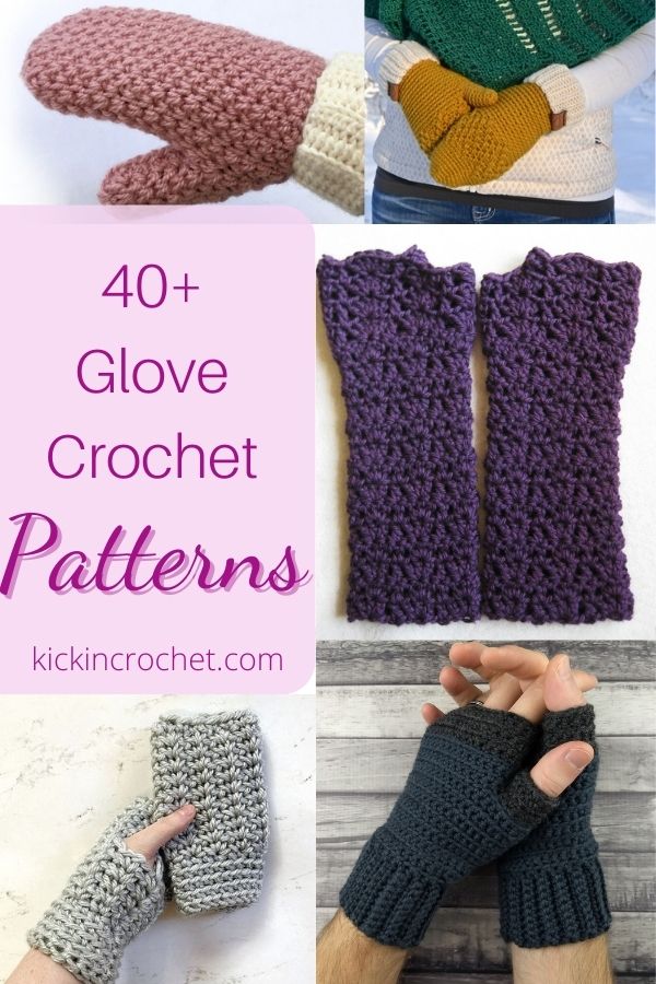 40+ Crochet Glove and Fingerless Glove Patterns