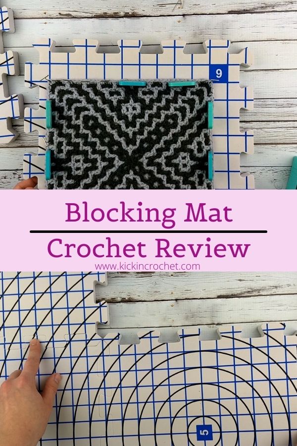 Blocking Mat Review for Crochet Kickin Crochet