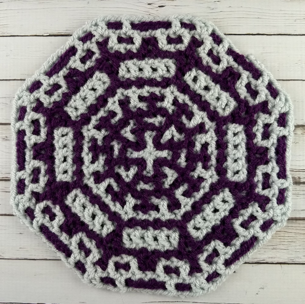 Interloctagon Blanket Crochet Pattern Kickin Crochet