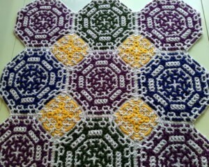 Interlocking Crochet Octagon Blanket Pattern