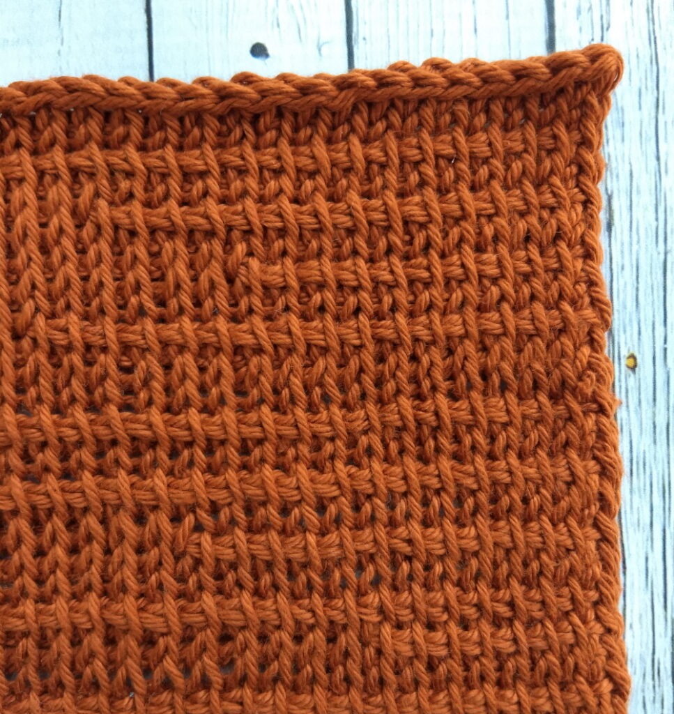 Free Tunisian Crochet Square 8" Crochet Pattern